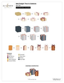 Altenew Stamp & Die Set - Mini Delight / Time to Celebrate (bundle/combo)