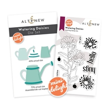 Altenew Stamp & Die Set - Mini Delight / Watering Daisies (bundle/combo)