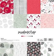 ModaScrap Paper Pack 12x12" - Spring Poppies
