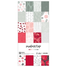 ModaScrap Paper Pack 6"x12" - Spring Poppies (smal blok)
