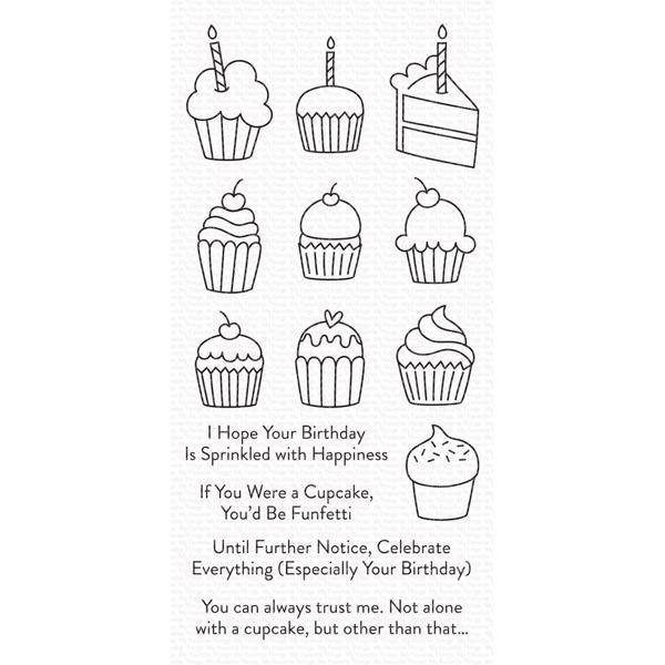 MFT Clear Stamp Set - All the Cupcakes