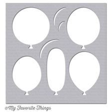 My Favourite Things Stencil (plast) - Big Balloons