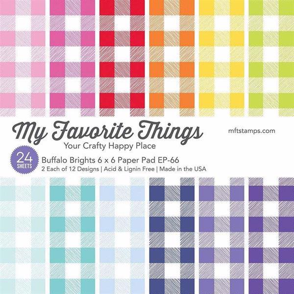 My Favorite Things Paper Pad 6x6" - Buffalo Brights