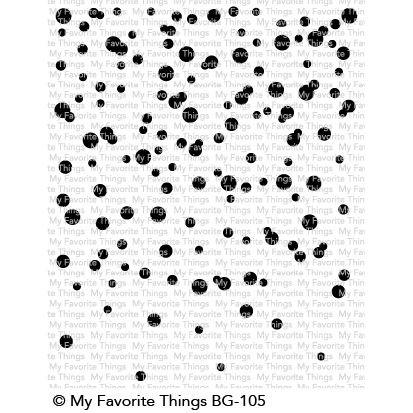 My Favorite Things Background Cling Stamp - Confetti Background (card sized)