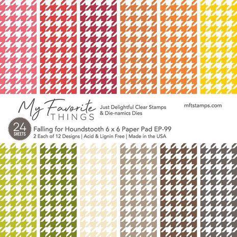 My Favorite Things Paper Pad 6x6" - Falling for Houndstooth