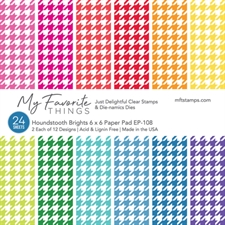 My Favorite Things Paper Pad 6x6" - Houndstooth
