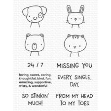 My Favourite Things Stamp Set - Missing You Every Single Day