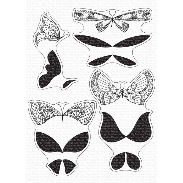 My Favourite Things Stamp Set - MORE Brilliant Butterflies (nyt sæt 2021)
