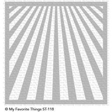 My Favourite Things Stencil (plast) - Ray of Light