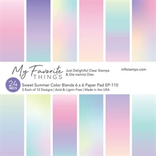 My Favorite Things Paper Pad 6x6" - Sweet Summer Color Blends
