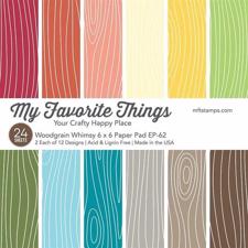 My Favorite Things Paper Pad 6x6" - Woodgrain Whimsy