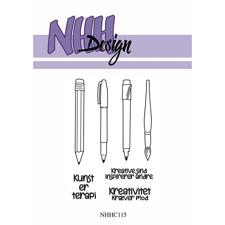 NHH Design Clearstamp - Kreativt Værktøj (penne)