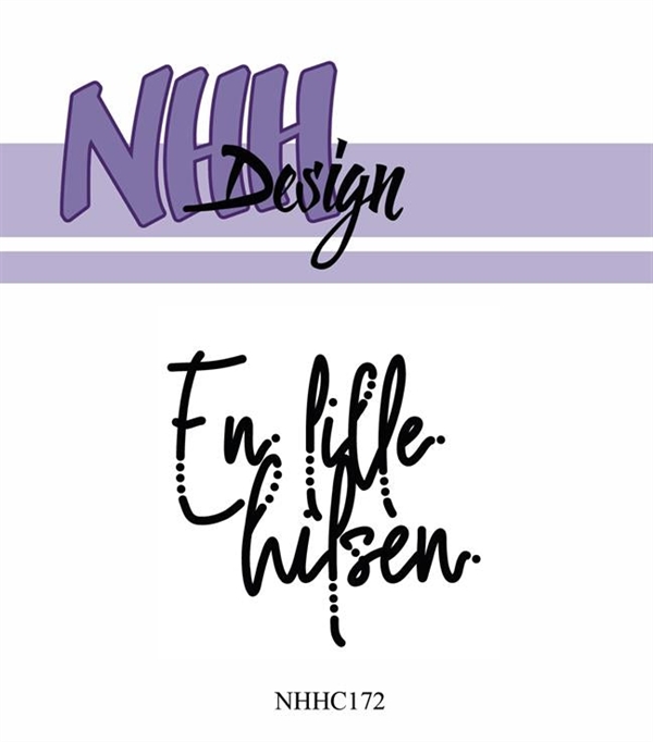 NHH Design Clearstamp - En Lille Hilsen