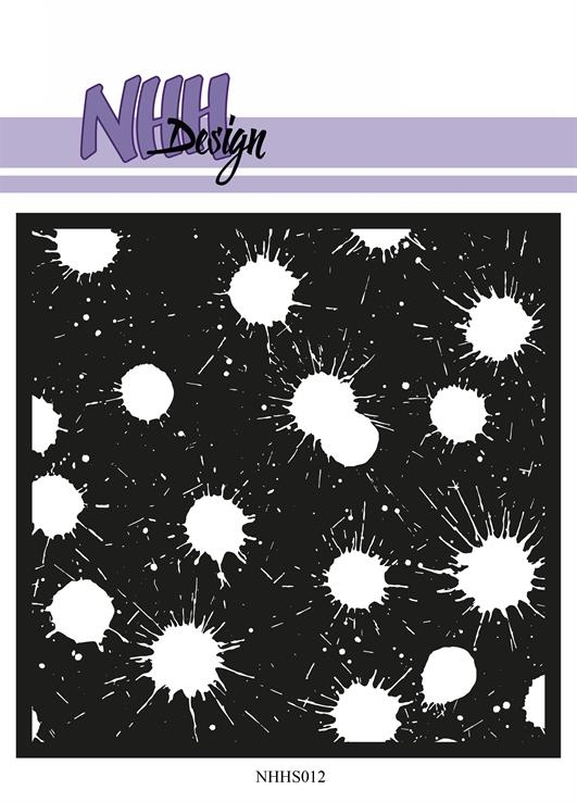 NHH Design Stencil - Large Splatter