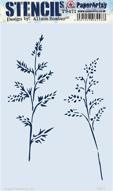 PaperArtsy Stencil - Alison Bomber no. 471