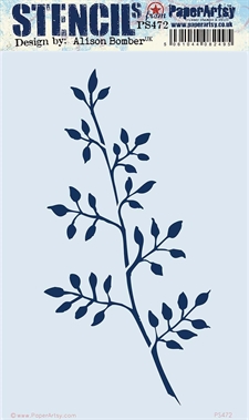 PaperArtsy Stencil - Alison Bomber no. 472