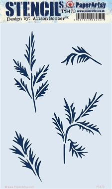 PaperArtsy Stencil - Alison Bomber no. 473
