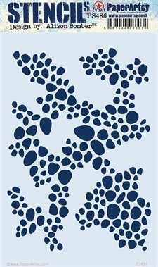 PaperArtsy Stencil - Alison Bomber no. 486