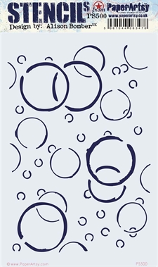 PaperArtsy Stencil - Alison Bomber no. 500