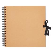 Papermania Scrapbooking Album Kraft - 30x30 cm (brun)