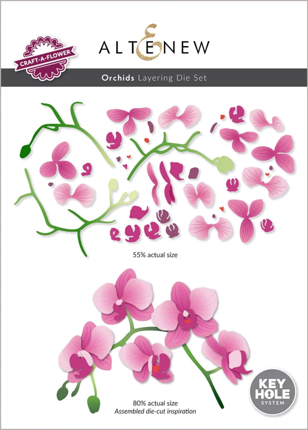 Altenew DIE Set - Craft-a-Flower (3D Layering Set): Orchids (die)