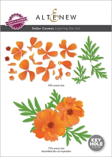 Altenew DIE Set - Craft-a-Flower (3D Layering Set): Sulfur Cosmos (die)