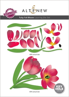 Altenew DIE Set - Craft-a-Flower (3D Layering Set): Tulip Full Bloom (die)