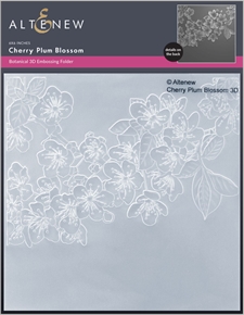 Altenew Embossing Folder - Cherry Plum Blossom 3D