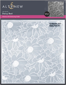 Altenew Embossing Folder - Daisy Bed 3D