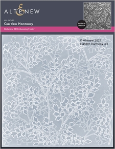 Altenew Embossing Folder - Garden Harmony 3D