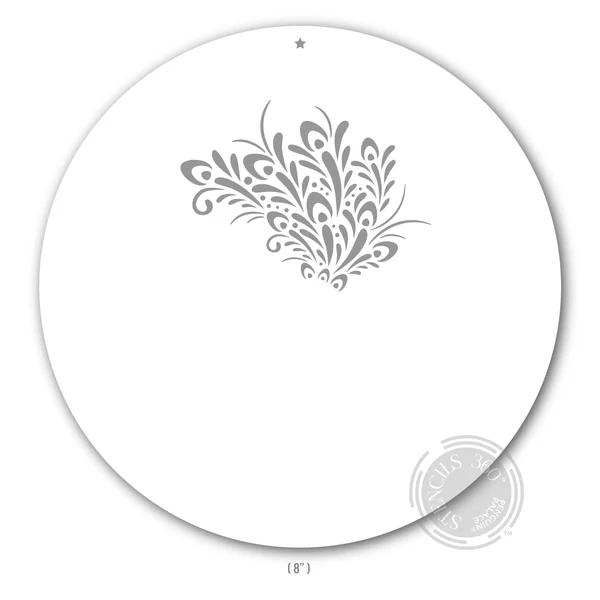 Sunbird Spark Stencils 360°™ - Stencil 8" / Peacock Accent