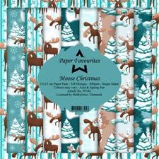 Paper Favourites - Moose Christmas 15x15 cm (lille)