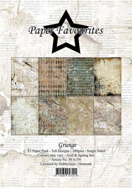 Paper Favourites A5 - Grunge