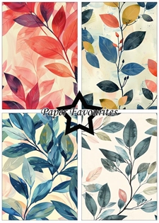 Paper Favourites A5 - Brush Leaves