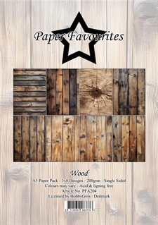 Paper Favourites A5 - Wood