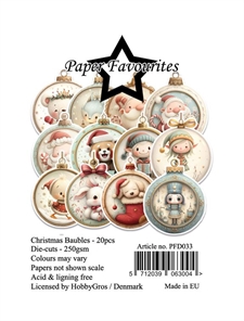 Paper Favourites Die Cuts - Christmas Baubles