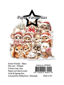 Paper Favourites Die Cuts - Forest Friends