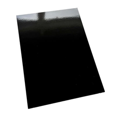 Paper Favourites Mirror Card - Glossy / Black (5 ark)