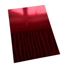 Paper Favourites Mirror Card - Glossy / Ruby Red (5 ark)