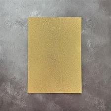 Paper Favourites Glitter Cardstock - Pale Gold (5 ark)