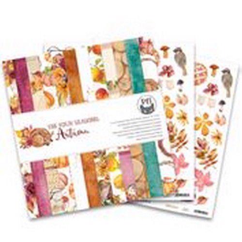 P13 (Piatek) Scrapbooking Paper Pack 12x12" - The Four Seasons / Autumn