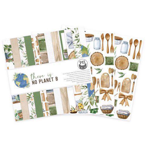 P13 (Piatek) Scrapbooking Paper Pack 12x12" - There is no Planet B