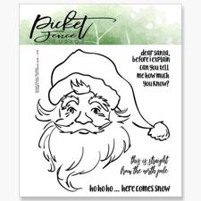 Picket Fence Studios Clear Stamp - Straight from the North Pole