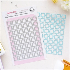 PinkFresh Studios DIE - Square Play Coverplate