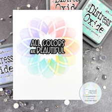 Sunbird Spark Stencils 360°™ - Stencil 6" / Plaid Floral Fun