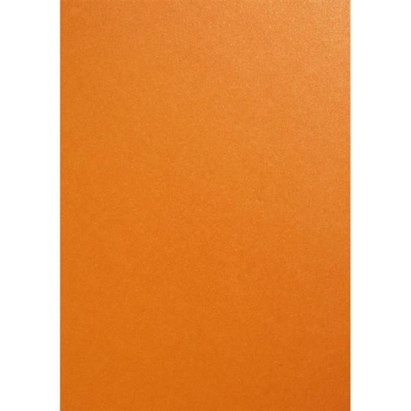 Majestic Papir (Playcut Pearl) - A4 - Mandarin Orange (10 ark)