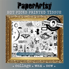 PaperArtsy Printed Tissue - Hot Picks Images