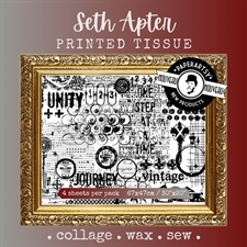 PaperArtsy Printed Tissue - Seth Apter