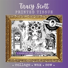 PaperArtsy Printed Tissue - Tracy Scott