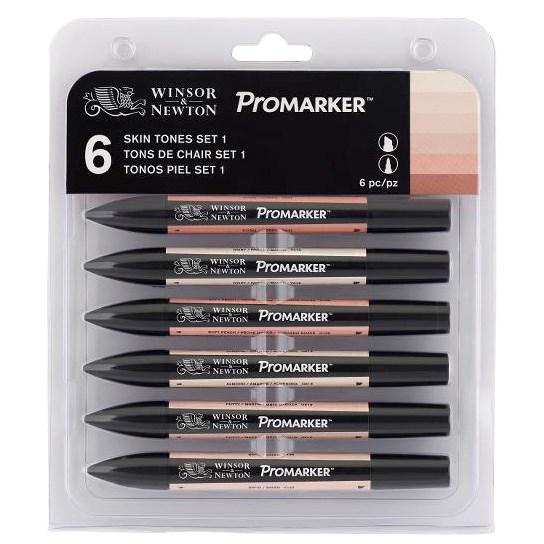 Promarker Set - Skin Tones Set 1 (6 stk.)
